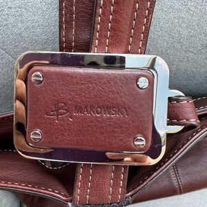 B Makowsky very soft leather bag